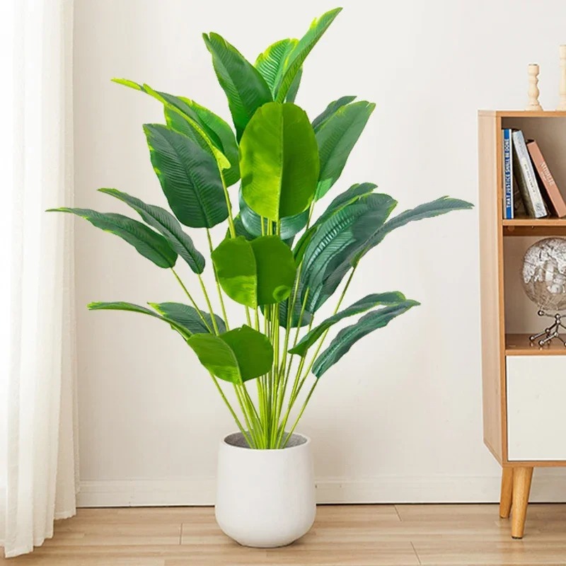 Ficus Lyrata Tree - 67-112 cm große künstliche Pflanzen, tropische