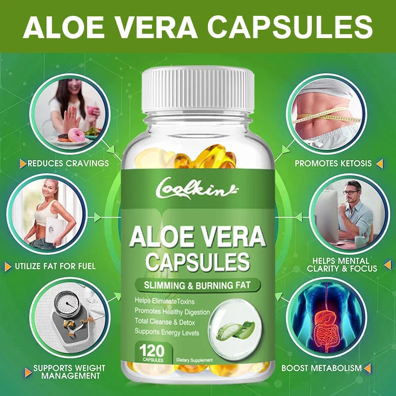 Aloe Vera-Extrakt-Kapseln – li – Aloe Vera Pot Bewertung und Preis