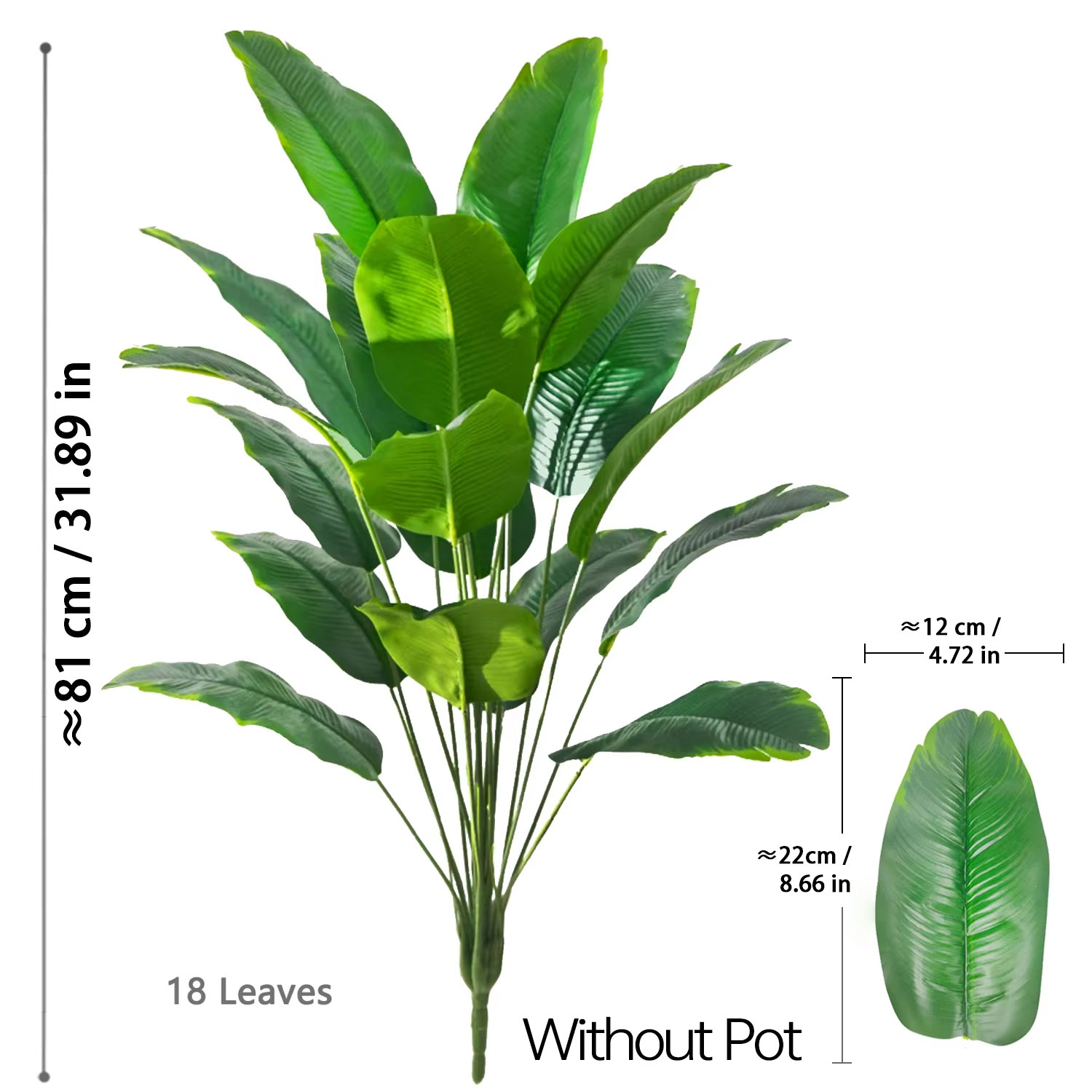 67-112 cm große künstliche Pfl – Ficus Lyrata Tree Bewertung und Preis