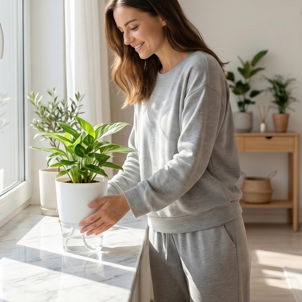 Selbstbewässernder Kunststoff- – Aloe Vera Pot Bewertung und Preis